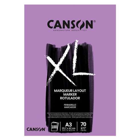 Blocchi Canson XL Marker A3 100 ff 70 gr.