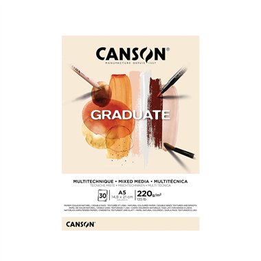 Blocchi Canson Graduate Mix 367 A5 30F 220 gr.