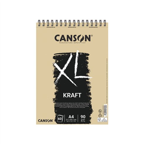 Blocchi Canson XL Kraft A4 60 ff 90 gr.