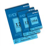 Blocchi Fabriano 1264 Tecniche Miste A4 300 gr. Spiral 30 ff