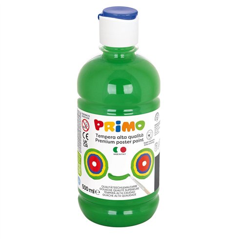 Colori a Tempera Primo  500 ml. Verde Chiaro
