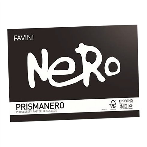 Album Disegno Favini 24x33 10 ff Prisma Neri