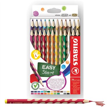 Pastelli Stabilo Easy Colors 331 a 24  per Mancini