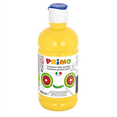 Colori a Tempera Primo  500 ml. Giallo Limone