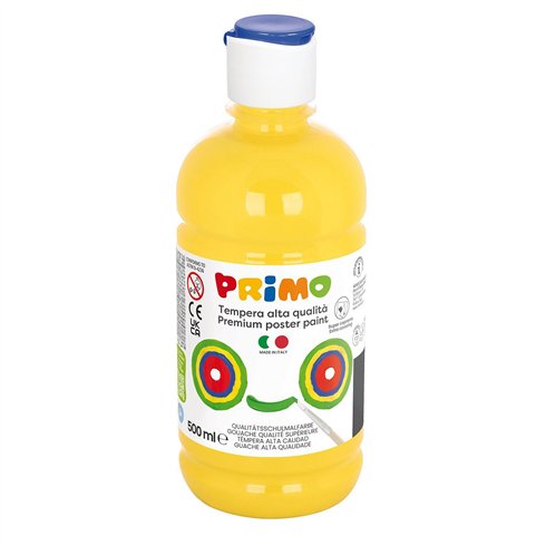 Colori a Tempera Primo  500 ml. Giallo Limone
