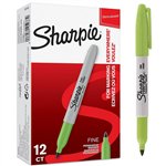 Marker Sharpie Fine Verde Lime 12 pz. (Fine Stock)