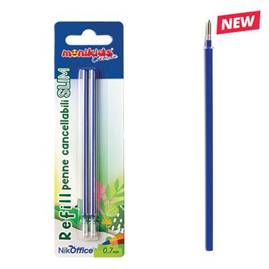 Refill cancellabili Nik Blu 2 pz.