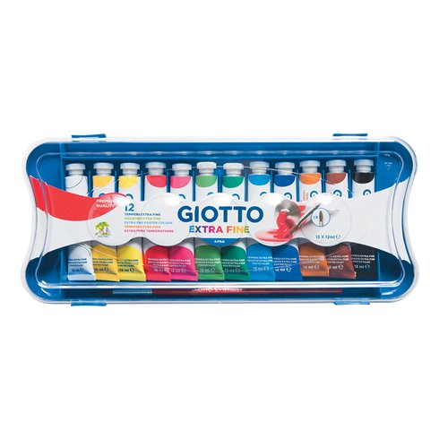Colori a Tempera Giotto  4 a 12 12 ml.