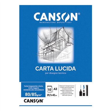 Blocchi Carta Lucida Canson 29x42 10 pz.