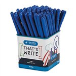 Pennarelli Tratto Pen  Barattolo 50 pz. Blu (Fine Stock)