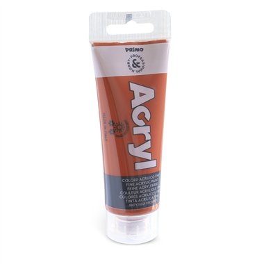 Colori Acrilici Primo   75 ml. Siena Bruciata