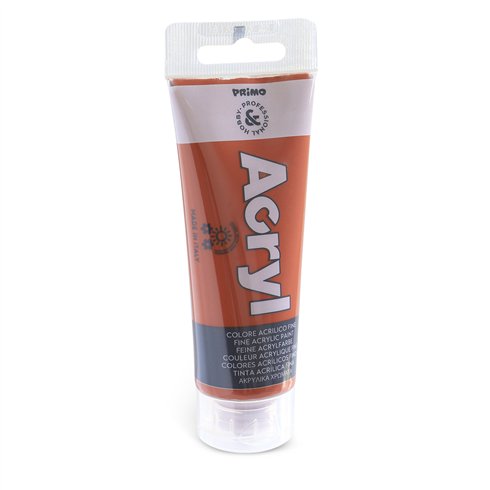 Colori Acrilici Primo   75 ml. Siena Bruciata