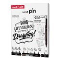Pennarelli Pigment Uni Pin Starter Kit Lettering