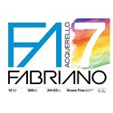 Blocchi Disegno Fabriano F7 24x33 12 ff  Grana Fine Acquarel
