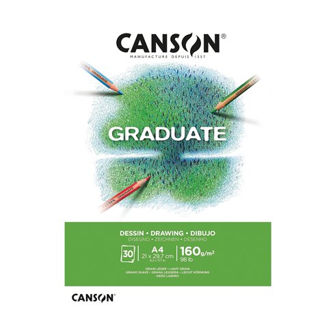 Blocchi Canson Graduate Drawing A4 30F 160 gr.