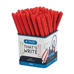 Pennarelli Tratto Pen  Barattolo 50 pz. Rosso (Fine Stock)