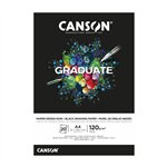 Blocchi Canson Graduate Black A4 20F 120 gr.