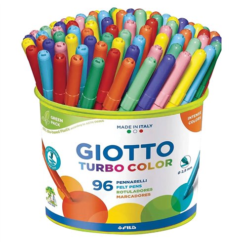 Pennarelli Giotto Turbo a  96 in barattolo