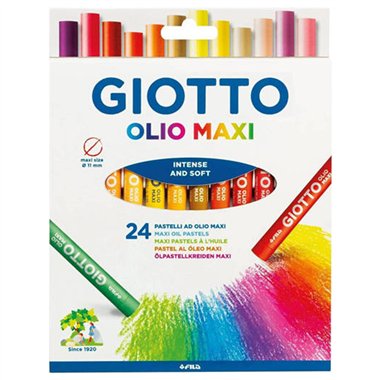 Pastelli ad olio Maxi Giotto a 24