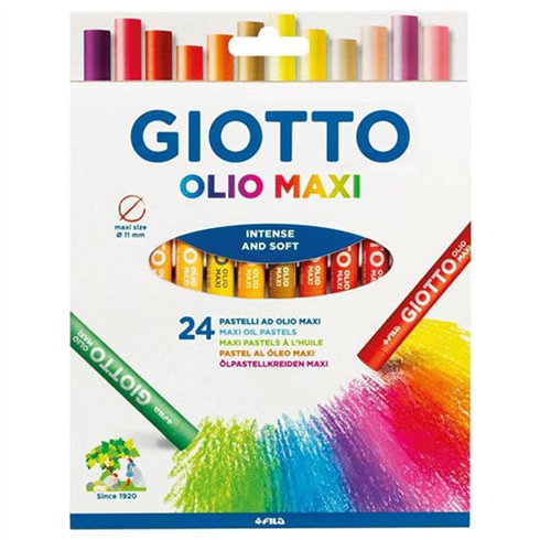 Pastelli ad olio Maxi Giotto a 24
