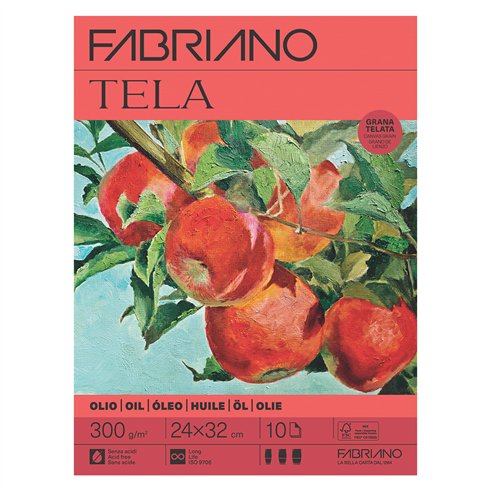 Blocchi Fabriano Olio Tela 24x32 10 ff 300 gr. 68002432