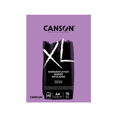 Blocchi Canson XL Marker A4 100 ff 70 gr.