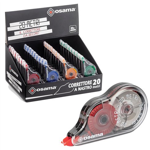 Correttore a Nastro Osama 20 mt. Color 36 pz.