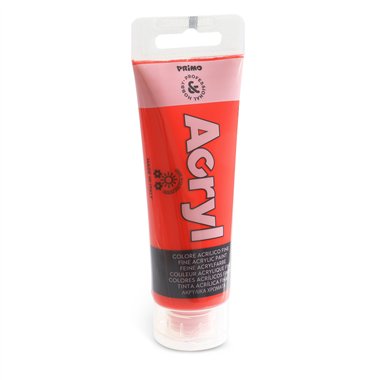 Colori Acrilici Primo   75 ml. Vermiglione