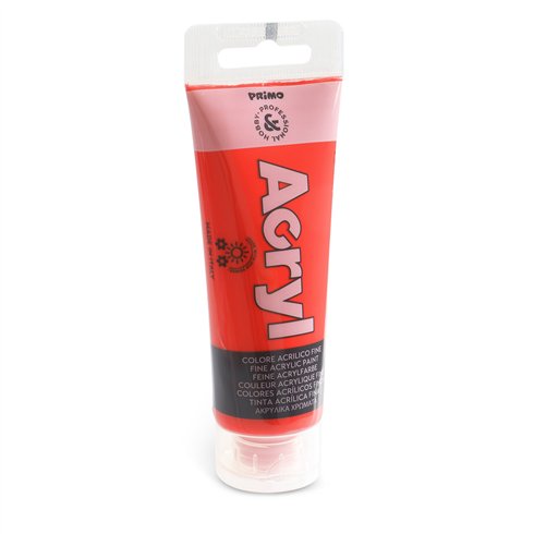 Colori Acrilici Primo   75 ml. Vermiglione