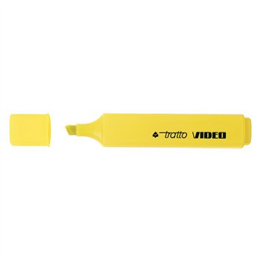 Evidenziatori Tratto Video Pastel Giallo Limone