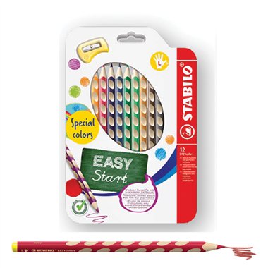 Pastelli Stabilo Easy Colors 331 a 12  per Mancini