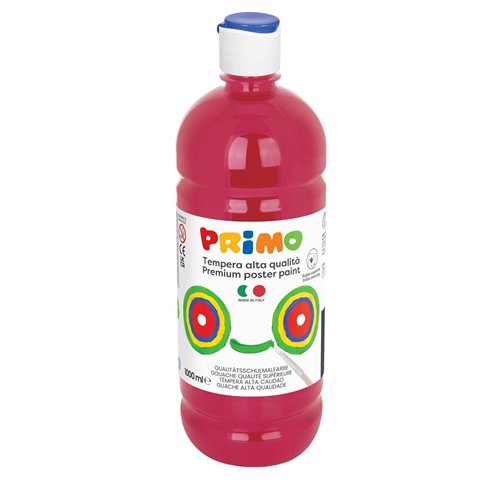 Colori a Tempera Primo 1000 ml. Rosso Scarlatto