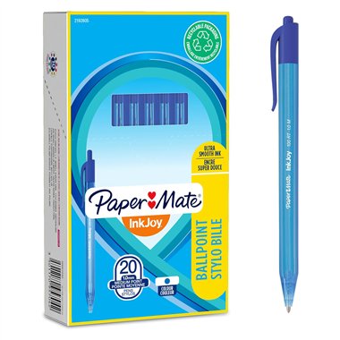 Penne Paper Mate Inkjoy 100 RT Blu 20 pz.