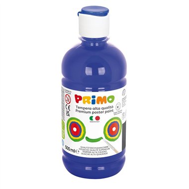 Colori a Tempera Primo  500 ml. Blu Oltremare
