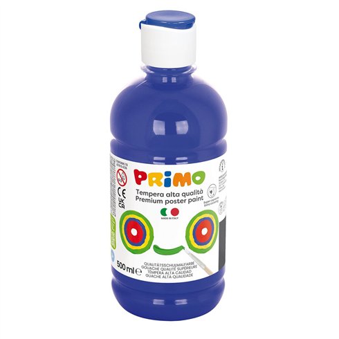Colori a Tempera Primo  500 ml. Blu Oltremare