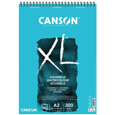 Blocchi Canson XL Acquarel A3 30 ff. 300 gr.