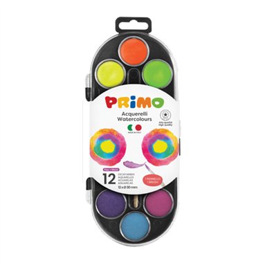 Acquarelli Primo 30 mm a 12 115A Fluo e Metal