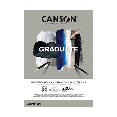 Blocchi Canson Graduate Mix 371 A4 30F 220 gr.