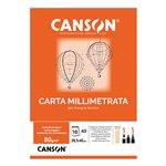 Blocchi Carta Millimetrata Canson 29x42 10F 10 pz.