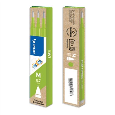 Refills Pilot Frixion Ball 0,7 Verde ch 3 pz.