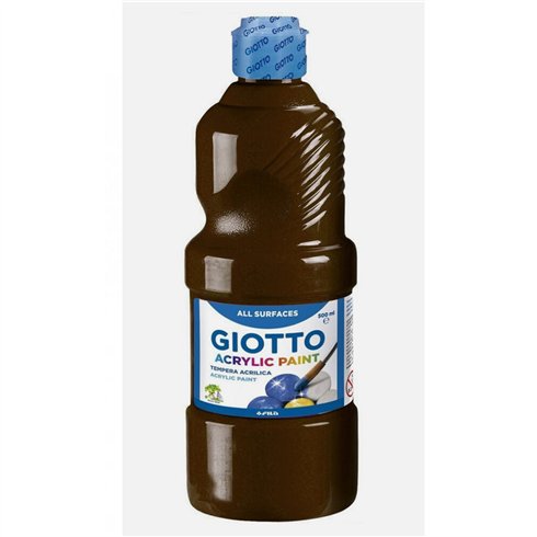 Colori Acrilici Giotto 500 ml. Marrone