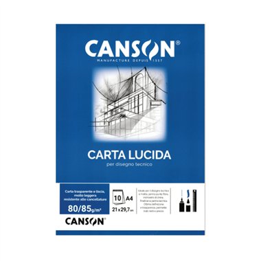 Blocchi Carta Lucida Canson 21x29 25 pz.