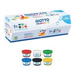 Colori a dita Giotto 100 gr. 6 colori