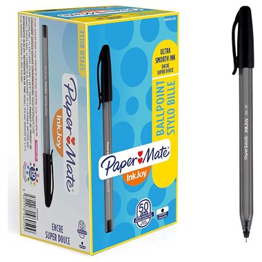 Penne Paper Mate Inkjoy 100 Cap Nero 50 pz.