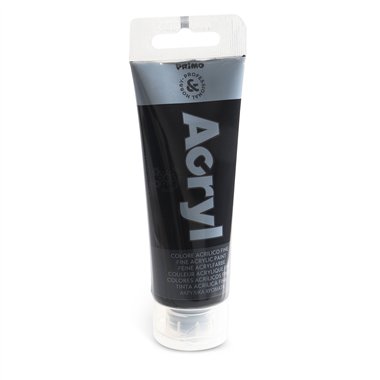 Colori Acrilici Primo   75 ml. Nero
