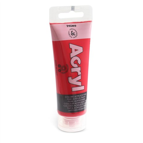 Colori Acrilici Primo   75 ml. Carminio