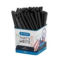 Pennarelli Tratto Pen  Barattolo 50 pz. Nero  (Fine Stock)
