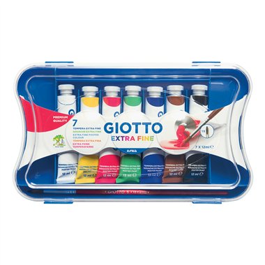 Colori a Tempera Giotto  4 a  7 12 ml.