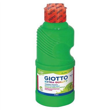Colori a Tempera Giotto Fluo 250 gr. Verde