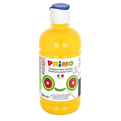 Colori a Tempera Primo  500 ml. Giallo